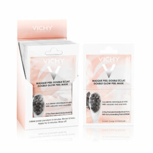 vichy masque mineral bidose peel double eclat tous types de peaux 2 x 6ml 1
